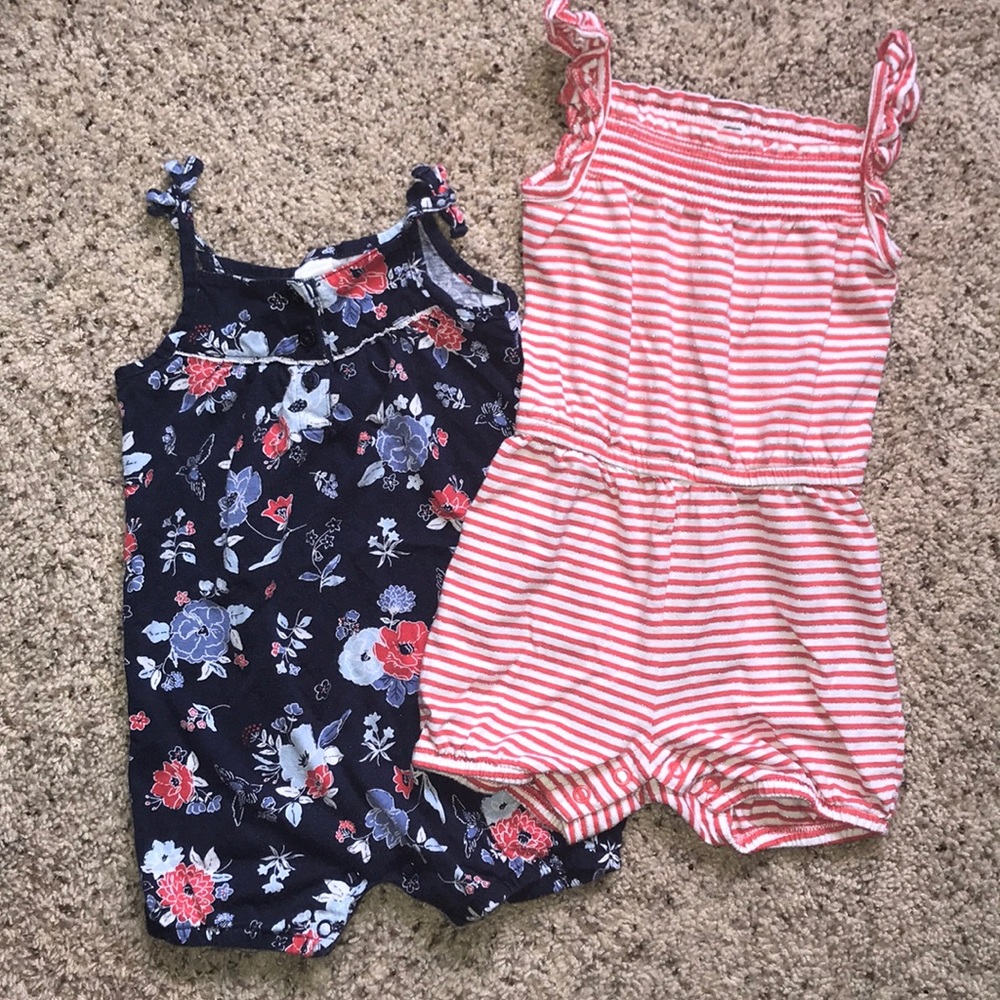 Summer Rompers by Carter’s - Picture 1 of 8